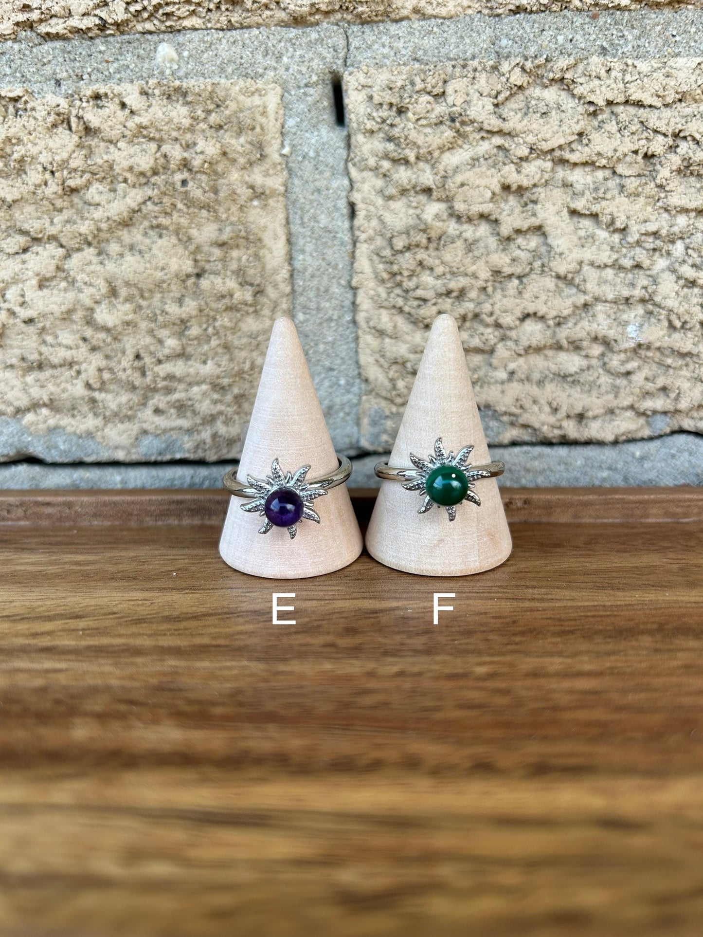 Crystal Spinning/Fidget Adjustable Rings- your pick