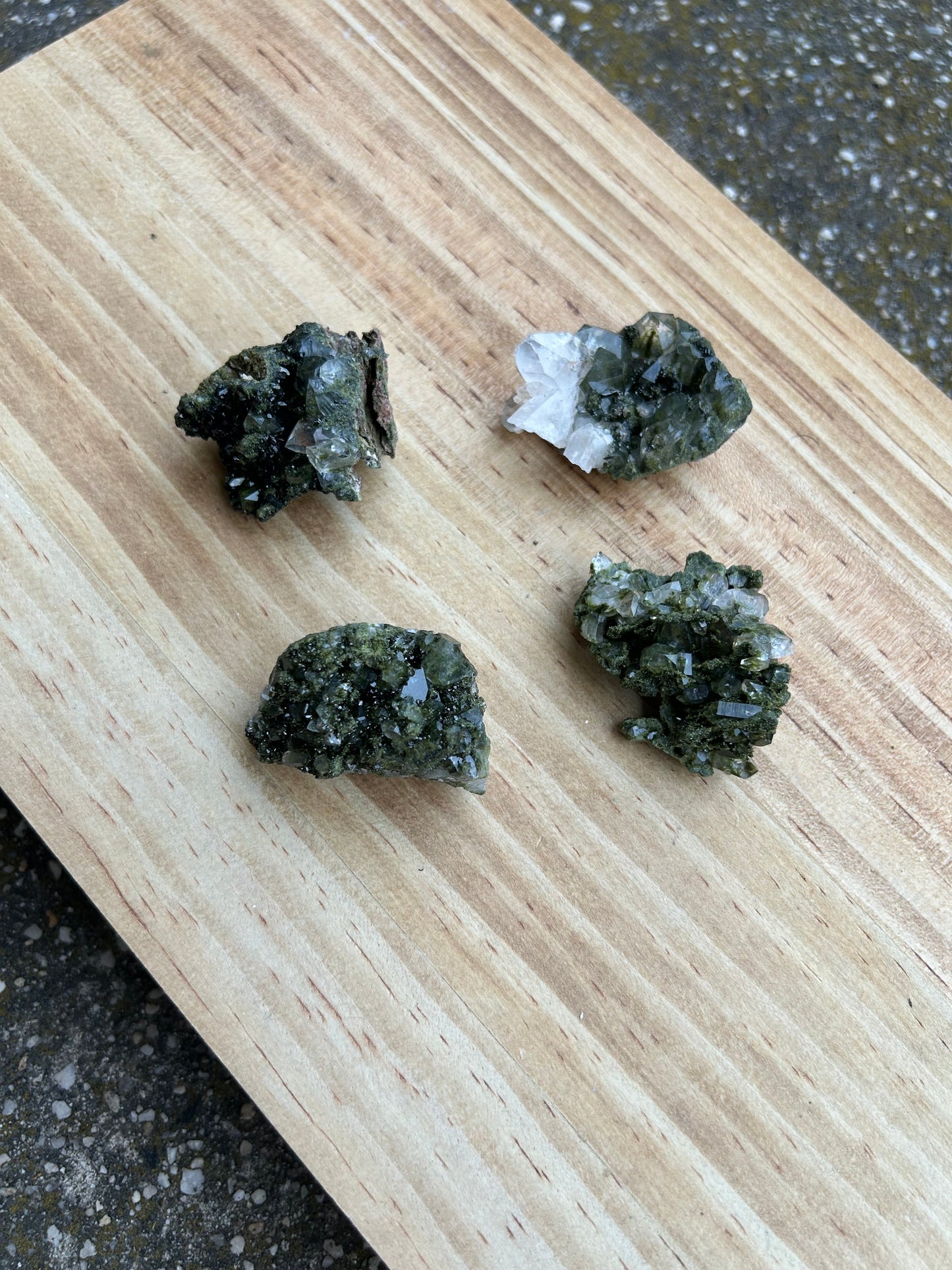 Epidote and Quartz Specimen- Intuitively Chosen