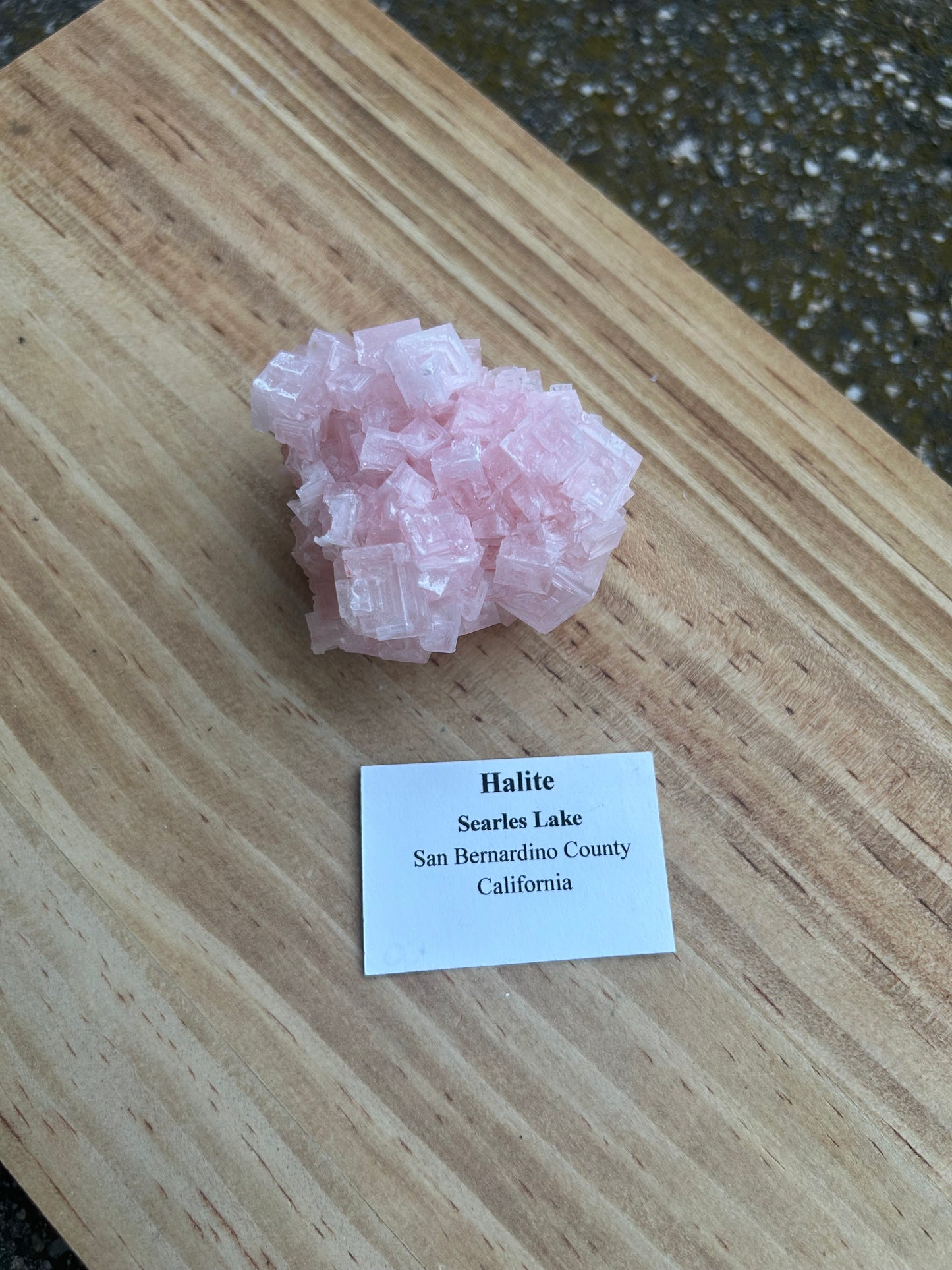 Pink Halite Specimen- 40, 50, 80