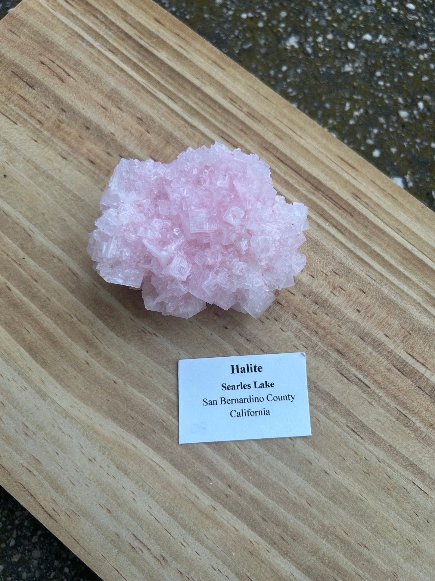 Pink Halite Specimen- 40, 50, 80