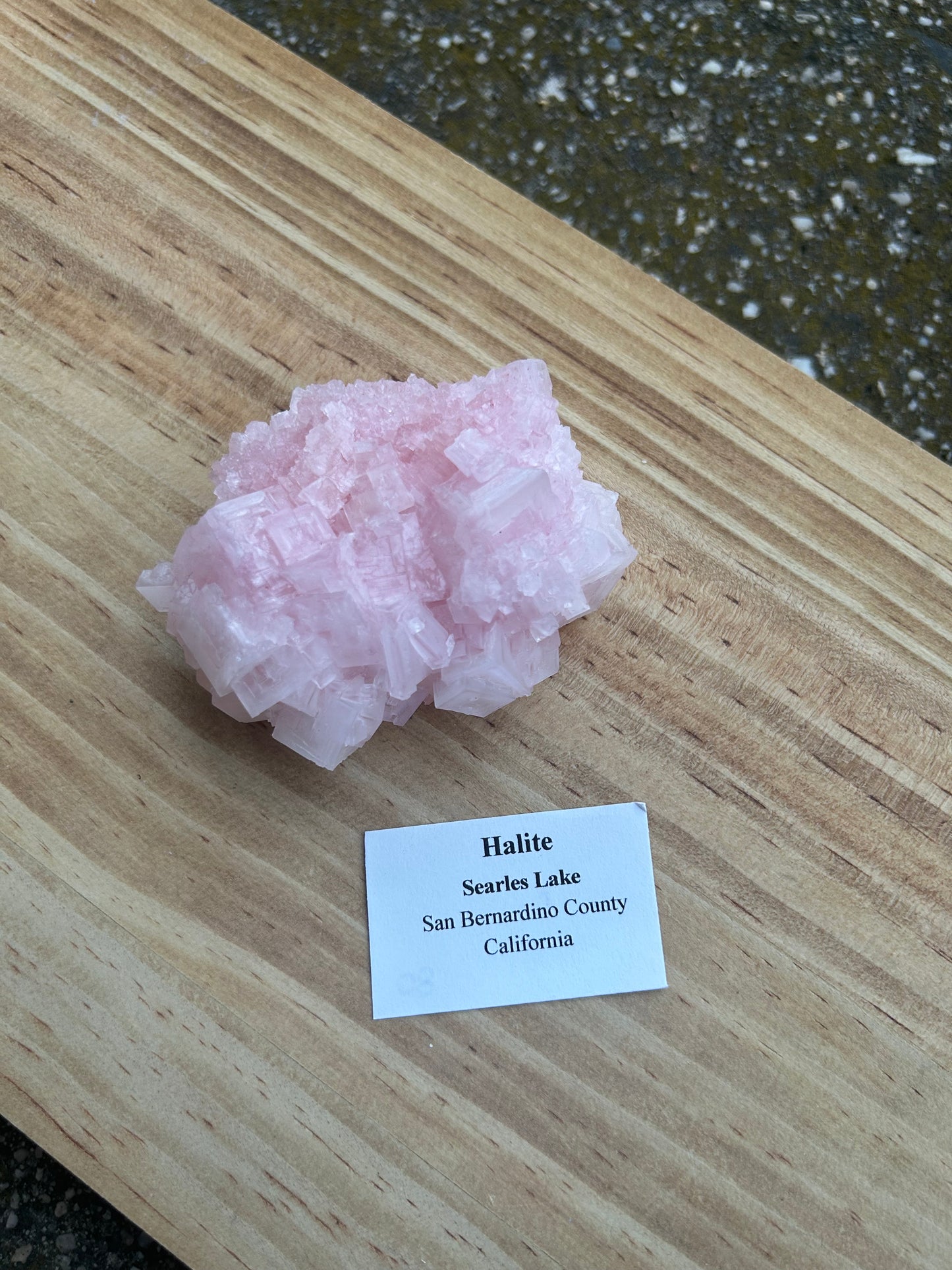 Pink Halite Specimen- 40, 50, 80