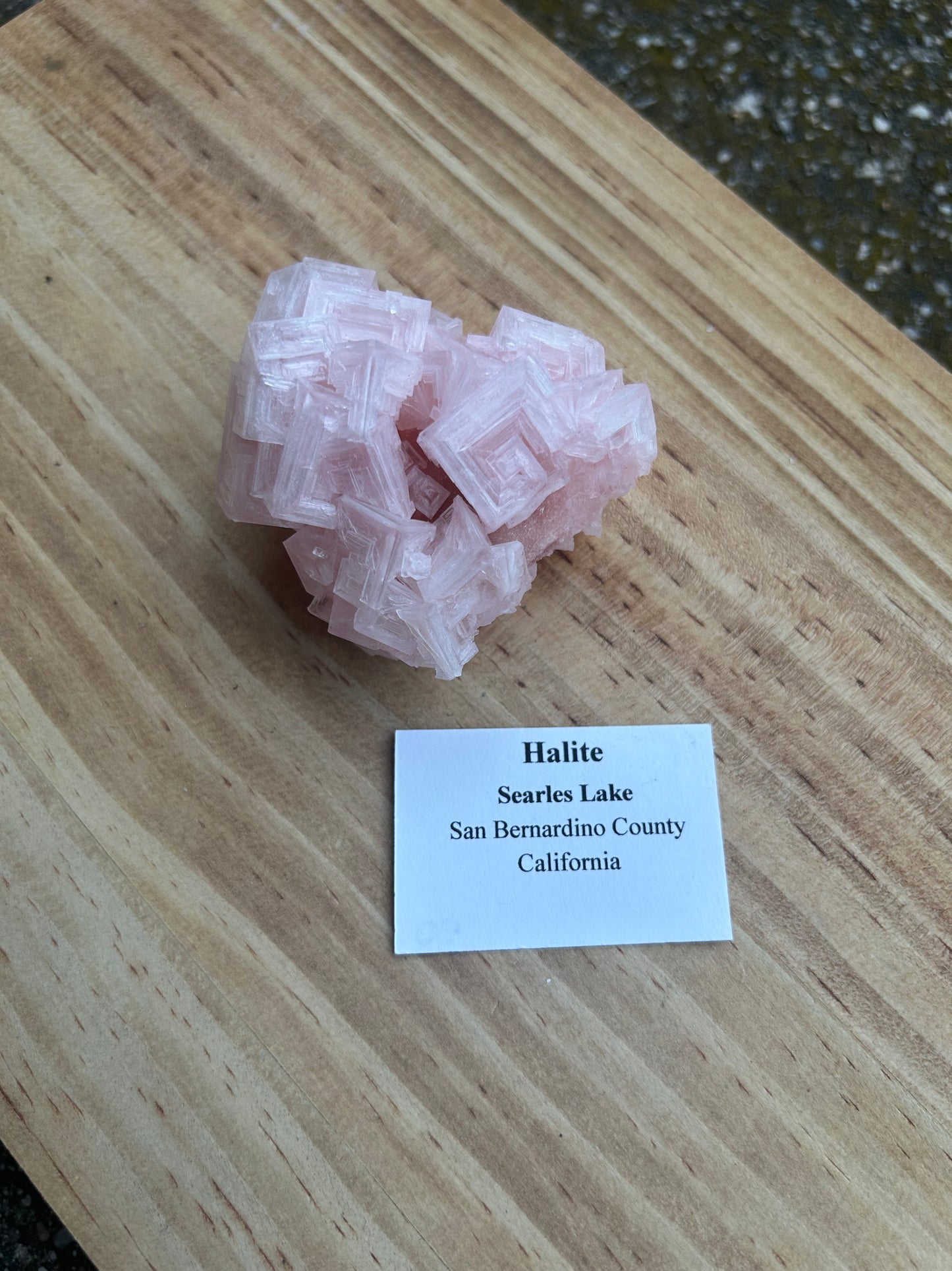 Pink Halite Specimen- 40, 50, 80