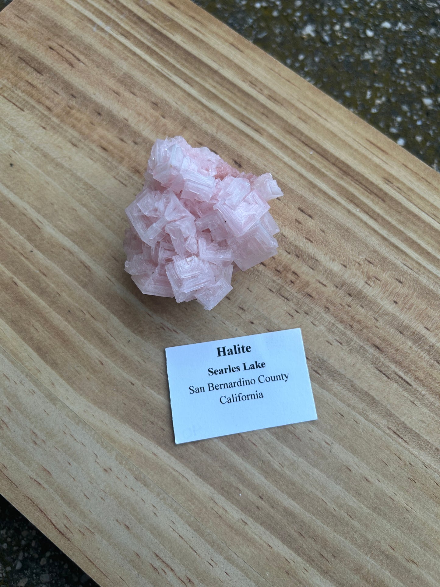 Pink Halite Specimen- 40, 50, 80