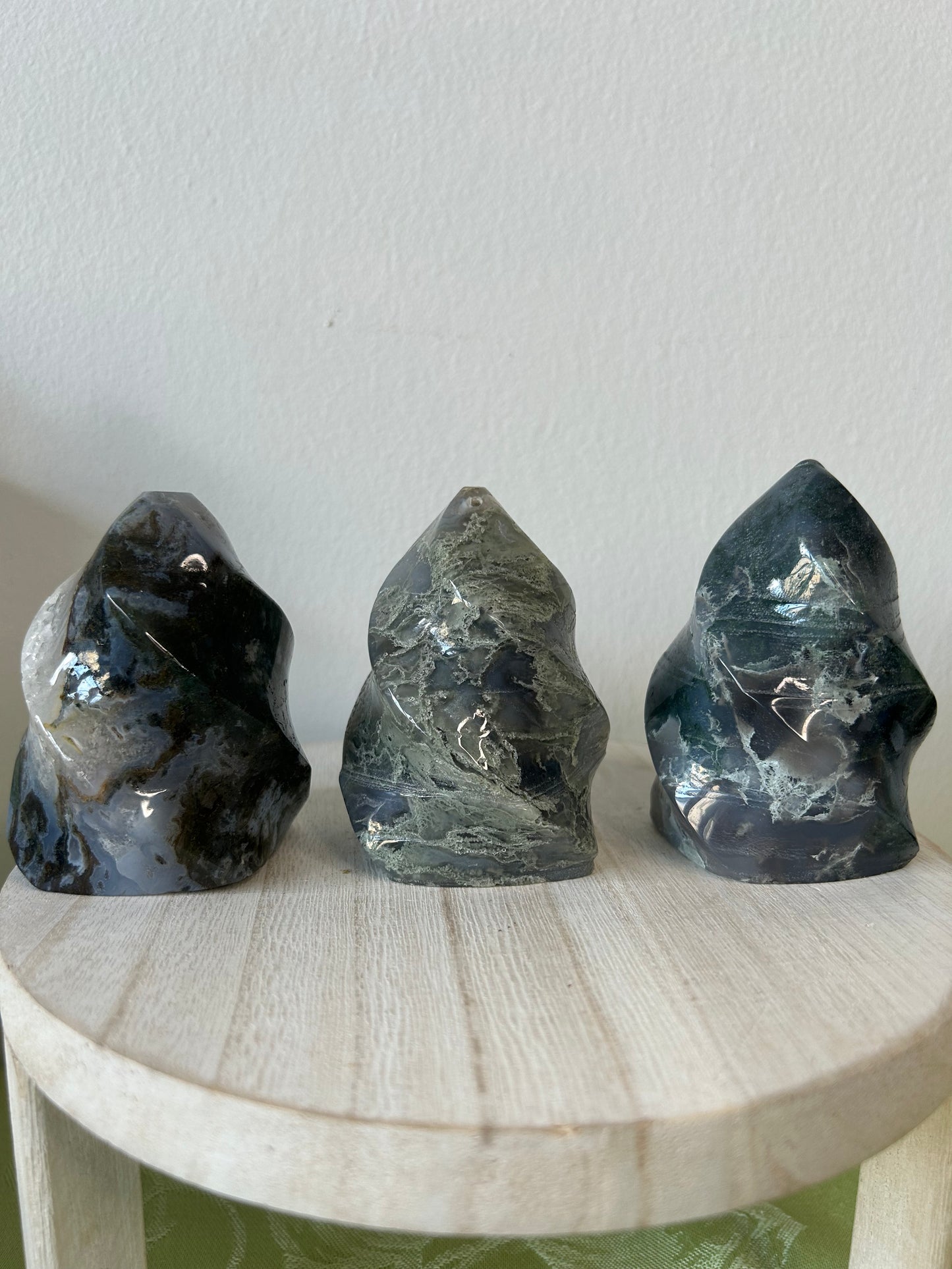 Moss Agate Flames- 48,42,50