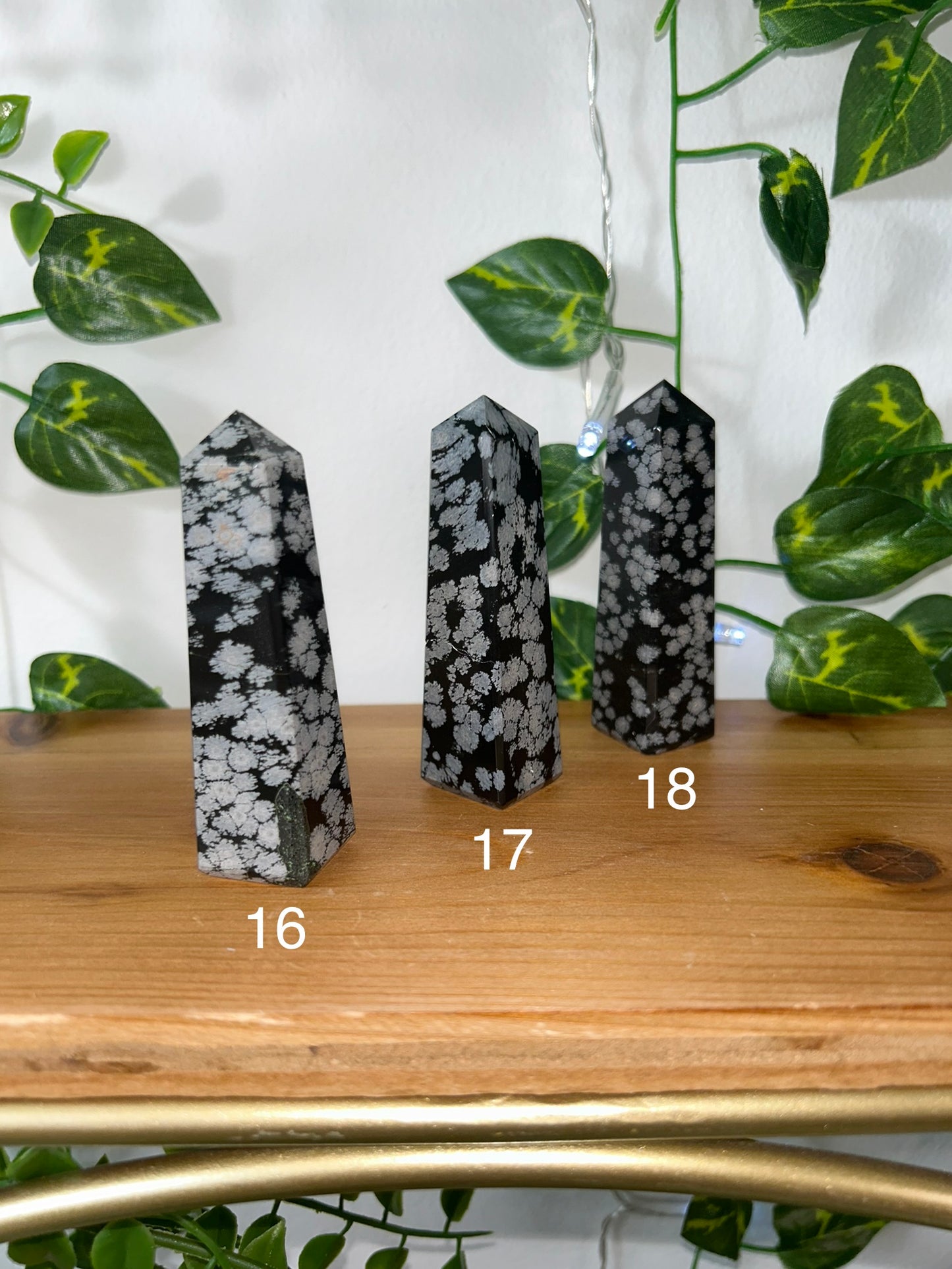 Snowflake Obsidian Obelisk Towers- 16,17,18