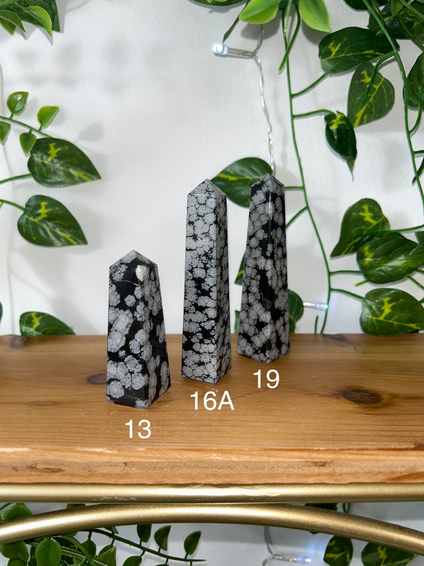 Snowflake Obsidian Obelisk Towers- 13, 16A, 19