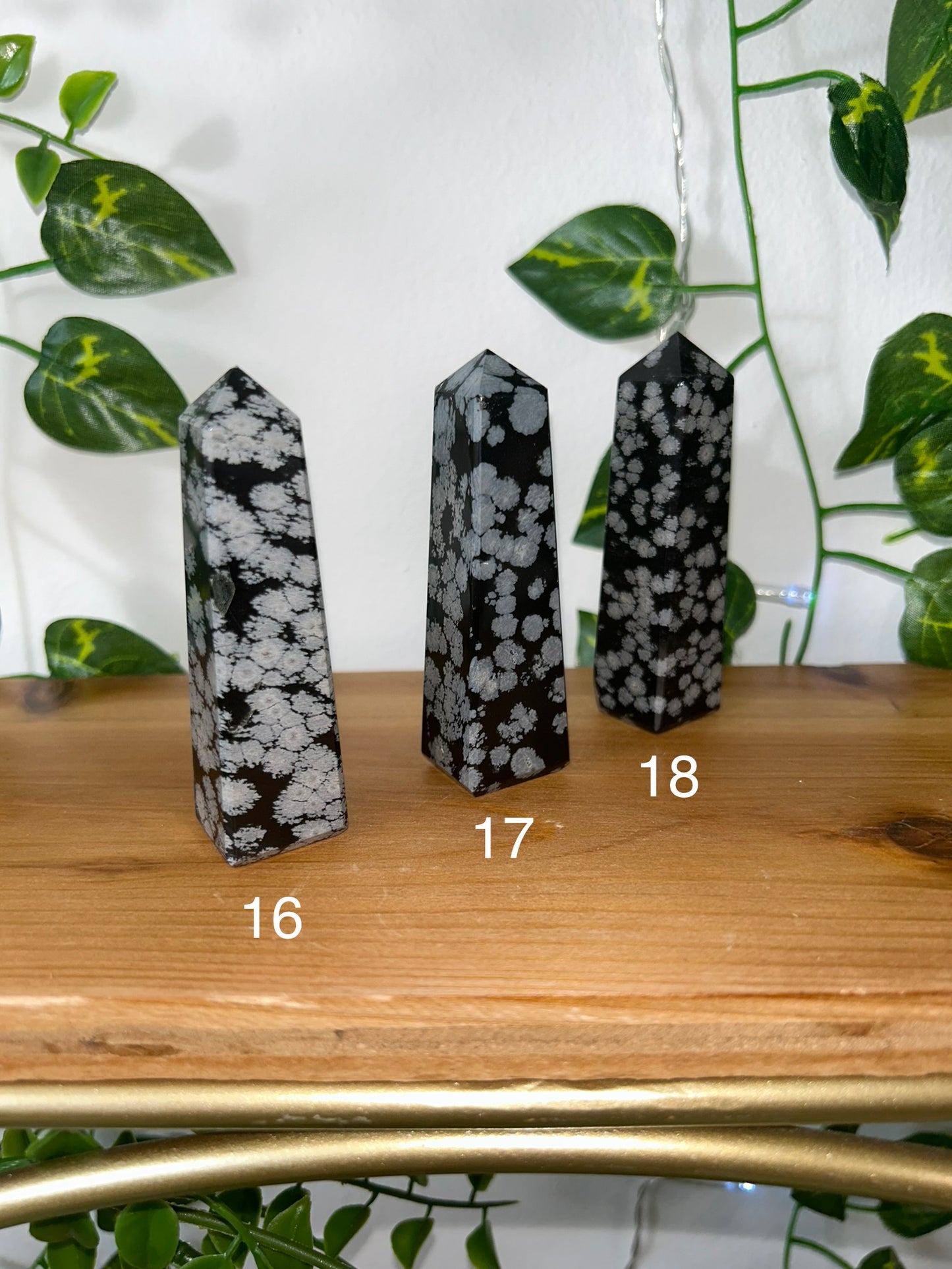 Snowflake Obsidian Obelisk Towers- 16,17,18