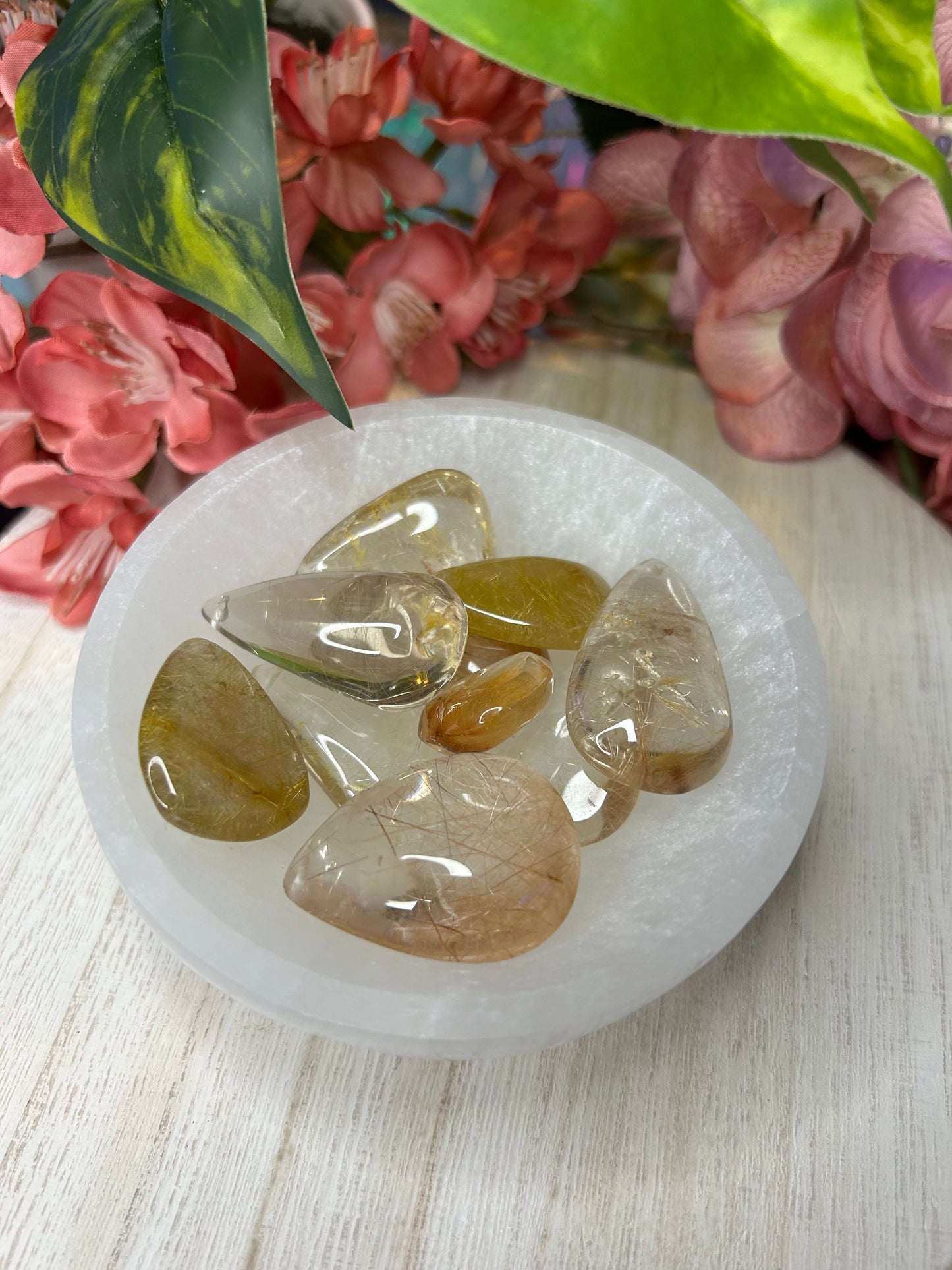 Rutile Tear Drop Pendant- Intuitively Chosen