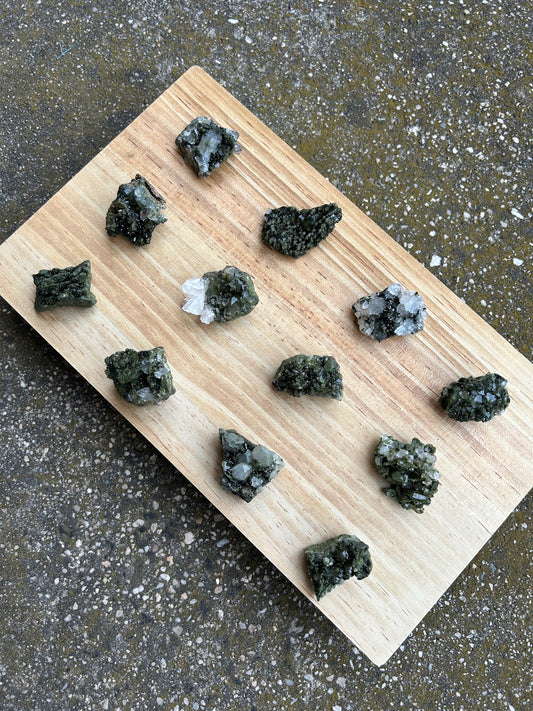 Epidote and Quartz Specimen- Intuitively Chosen