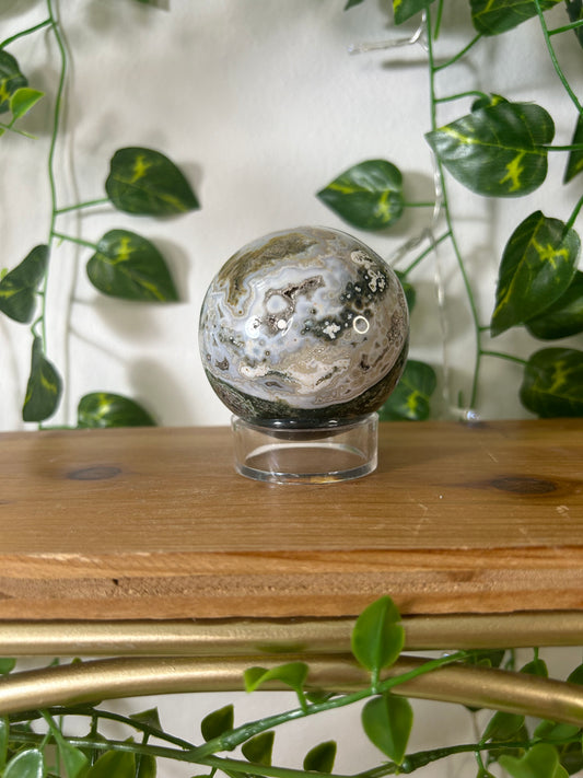 L Ocean Jasper Sphere