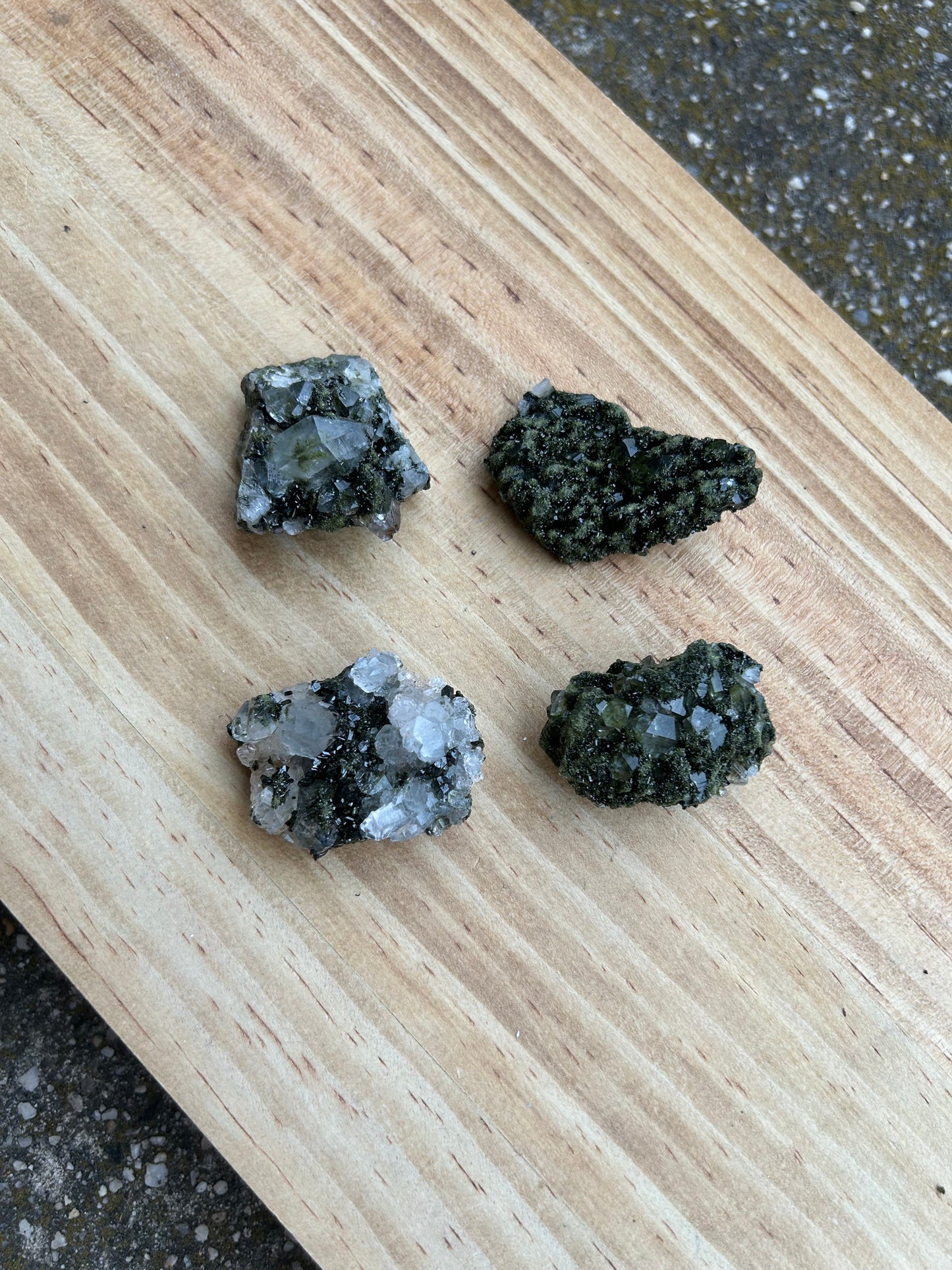 Epidote and Quartz Specimen- Intuitively Chosen