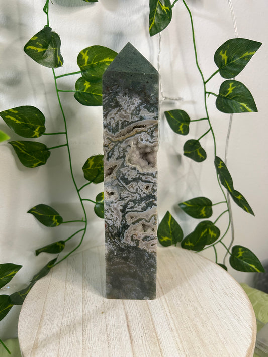 L Moss Agate Tower