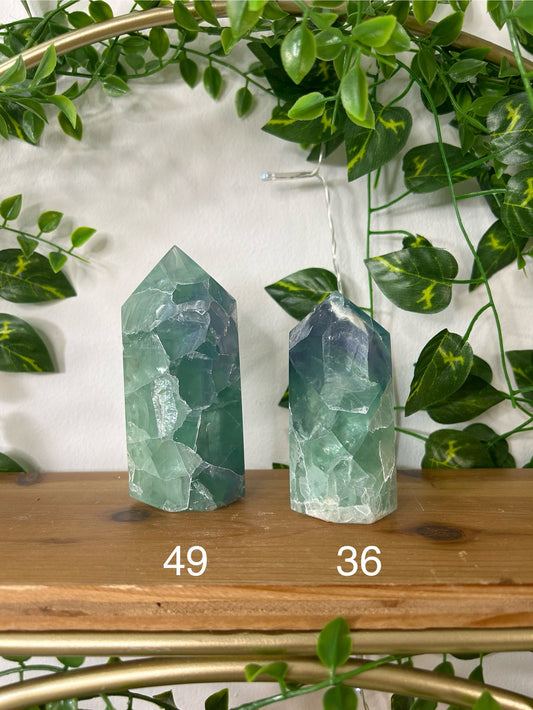 Fluorite Towers from Mexico- 36, 49