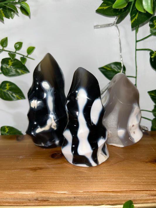 Orca Agate Flames- your pick