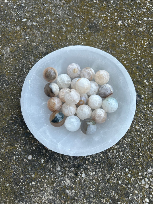 Mini Agate Quartz Sphere