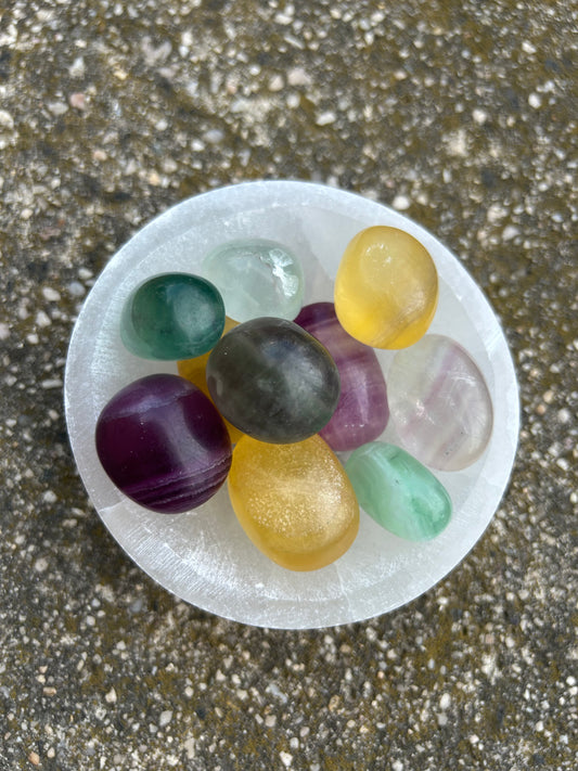 Candy Fluorite Tumbles