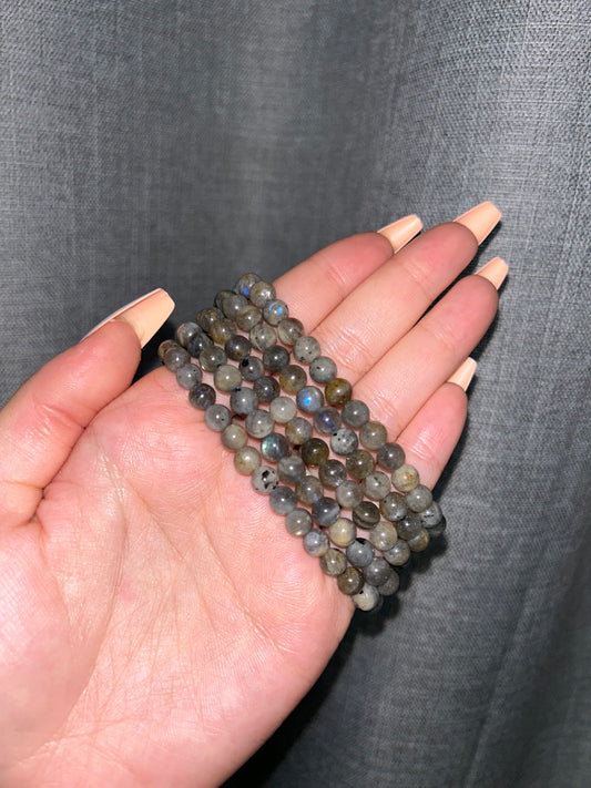 Labradorite Bracelets- 6mm