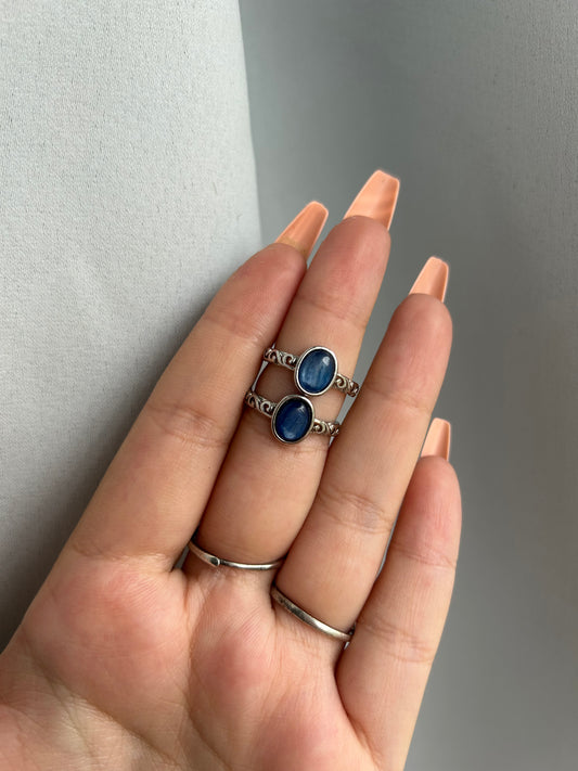 Kyanite Adjustable Rings