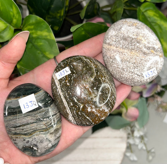 Ocean Jasper Palm Stones- your choice