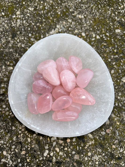 Rose Quartz Tumbles