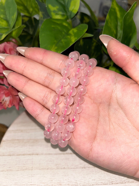 Rose Quartz Bracelet- 8mm,6mm