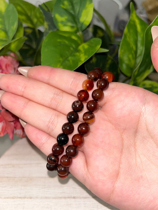 Sardonyx Bracelet- 8mm