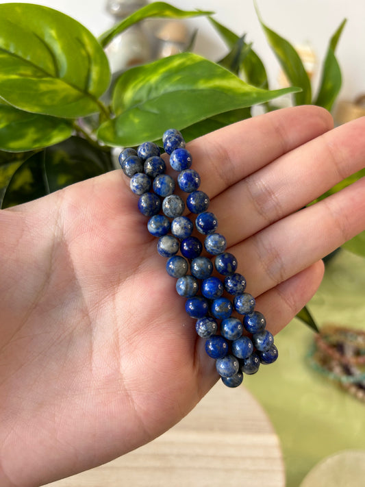 Lapis Lazuli Bracelet- 6mm